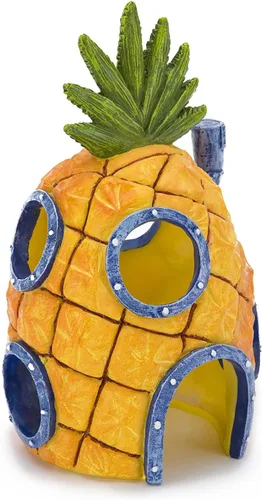 Miniatura 18 de Penn-Plax Nickelodeon Spongebob Squarepants Decoración de Resina - Autobús de Fondo de Bikini - para Acuarios y Peceras (SBR60) Naranja
