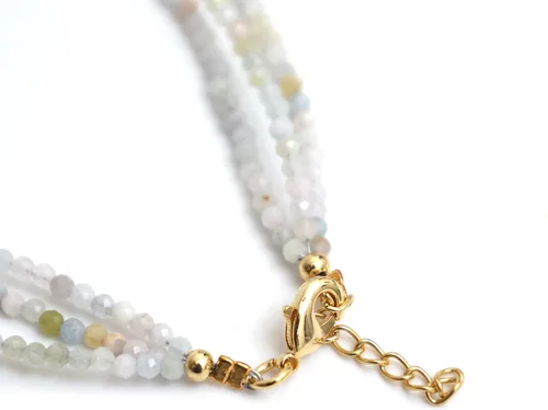 Miniatura 43 de Gempires Natural Multi Strand Beaded Bracelets Lightweight Handmade Gemstone Jewelry Hypoallergenic 8 Inch Gold Plated Stylish Everyday Wear Jewelry