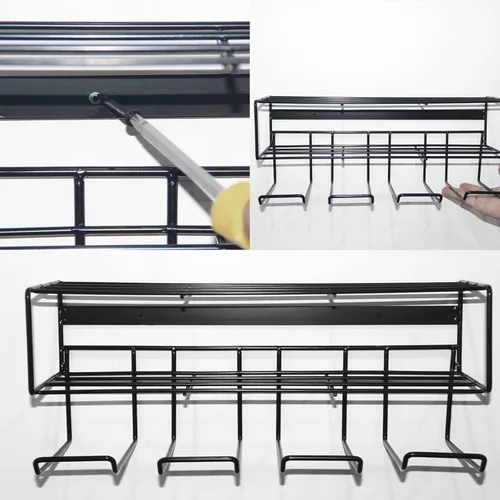 Miniatura 4 de Organizador de herramientas eléctricas grande 2 en 1, soporte para taladro, soporte de pared, estante de almacenamiento de herramientas y soporte