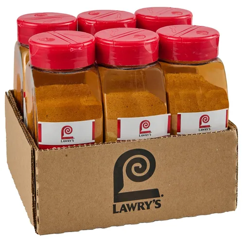 Lawrys - Condimento original para papas fritas, 16 onzas (paquete de 6), seis recipientes de 16 onzas de condimentos en polvo para papas fritas con