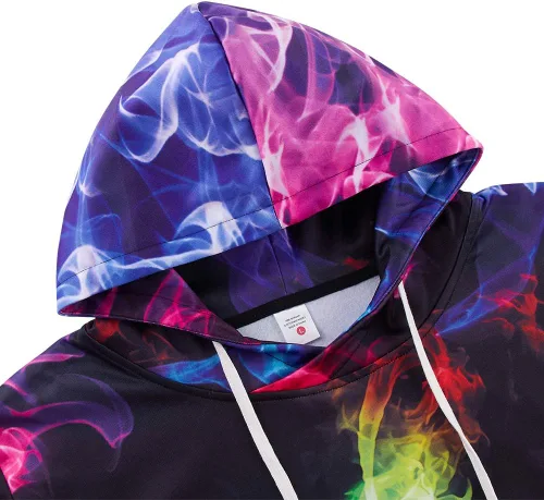 Miniatura 6 de Loveternal Sudaderas con capucha con forro polar para hombre y mujer