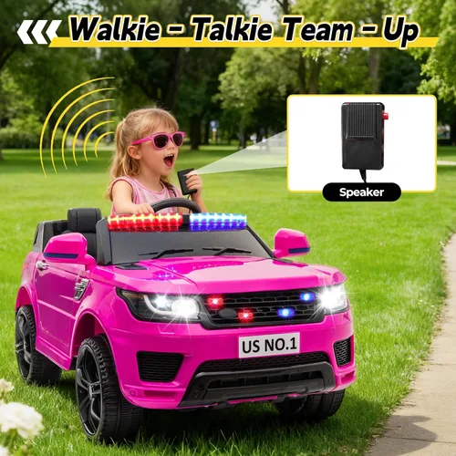 Miniatura 6 de TOBBI Coche de paseo para niños de 12 V con control remoto, funciona con pilas, autos eléctricos para niñas de 1 a 8 años para conducir