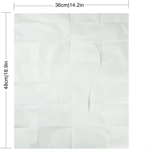 Miniatura 8 de MA CHÉRIE Fundas desechables para asiento de inodoro, 60 hojas (6 paquetes x 10), extra grandes, desechables, aptas para viajes y familia