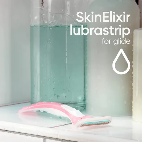 Miniatura 12 de Gillette Venus Maquinillas de afeitar desechables sensibles para mujeres con piel sensible, 6 unidades, ofrece un afeitado cercano con comodidad