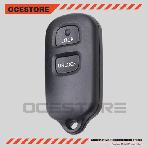 Miniatura 2 de OCESTORE HYQ12BBX - Llavero de coche con control remoto sin llave, HYQ12BAN de 2 botones de repuesto para vehículos compatible con FJ Cruiser Echo