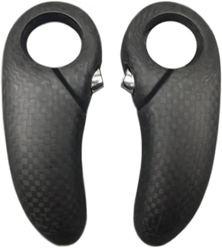 Miniatura 4 de 1 par de extensión de manillar de bicicleta de montaña extremos de manillar de fibra de carbono 3 K MTB bicicleta Vice manillar Mate