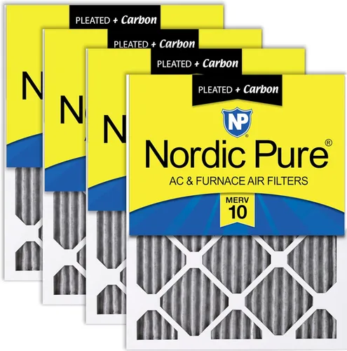 Miniatura 46 de Nordic Pure Filtros de aire para horno MERV 6 de 18 x 25 x 1 pulgadas (tamaño real: 17 1/2 x 24 1/2 x 3/4), color verde poliéster MERV 6, reduce