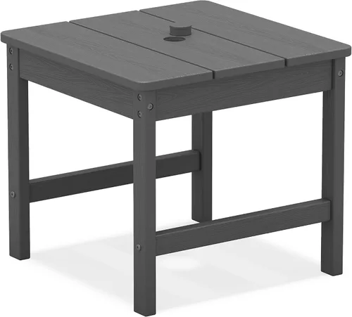 Miniatura 14 de KINGYES Mesa auxiliar doble, mesa auxiliar Adirondack- Aruba