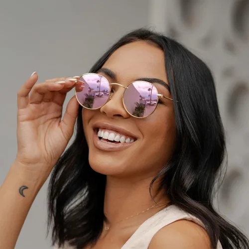Miniatura 15 de Wearme Pro, modernos lentes de sol con lente redondo reflectante
