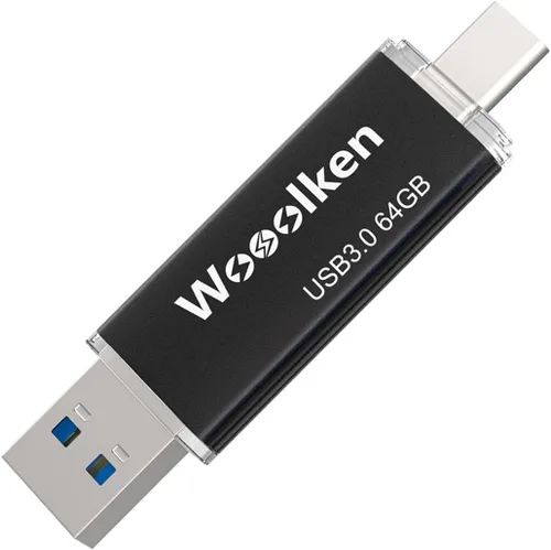 Miniatura 18 de Unidad flash USB C de 8 GB, paquete de 10 unidades flash Wooolken tipo C + USB 2.0 Thumb Drive OTG Memory Stick compatible con iPhone 16/15