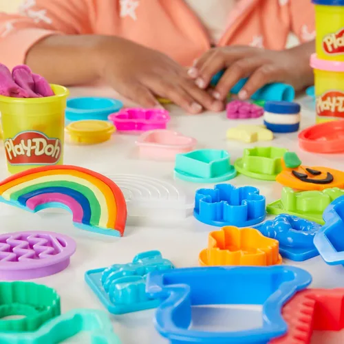 Miniatura 8 de Play-Doh - Set de herramientas navideñas, 43 accesorios y 10 colores de compuesto para modelar, regalos para rellenar calcetines de Navidad