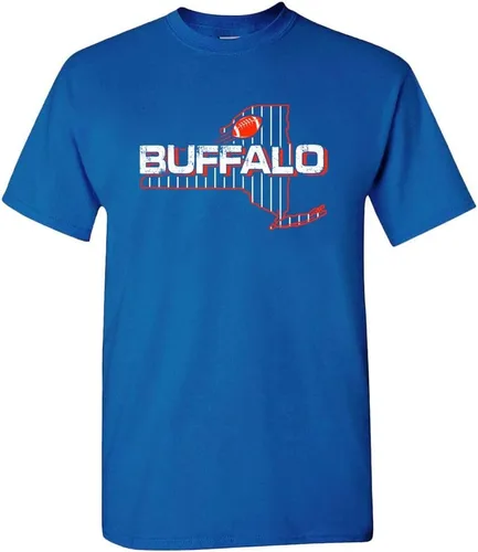 Miniatura 22 de Xtreme Apparrel Camiseta para hombre Team Field Map para aficionados al fútbol Dallas - Camisa azul marino