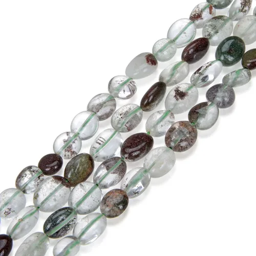 Miniatura 13 de Adabele GZ12-14 - Cuentas sueltas de cristal de amatista púrpura natural de 45 pulgadas de 0.276 in a 0.472 in, forma libre, piedra preciosa ovalada