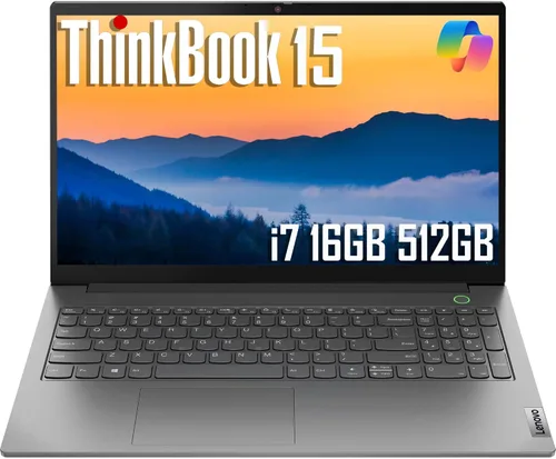 Laptop Lenovo ThinkBook 15 Gen 4, pantalla FHD antirreflectante de 15.6" (1920x1080), procesador Intel 10-Core i7-1255U, 16 GB RAM, 512 GB SSD,