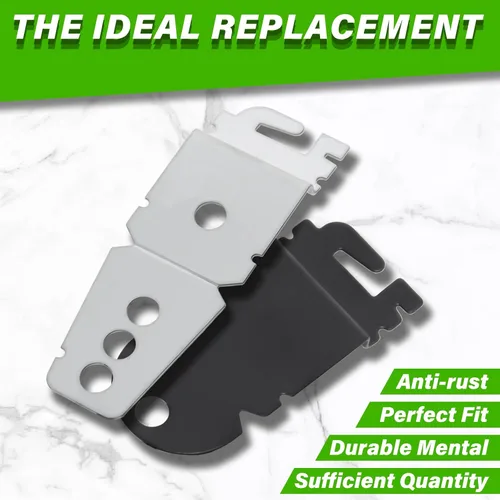 Miniatura 2 de 8212560 y 8269145 - Clips de montaje para lavavajillas Whirlpool Kenmore KitchenAid con tornillos
