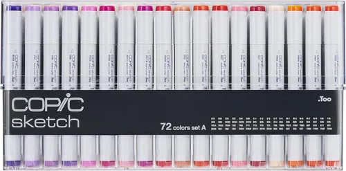Miniatura 2 de Copic Sketch, Marcadores de Alcohol Ultra-combinables, Juego de 72 Piezas A Establece un