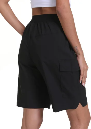 Miniatura 3 de Pantalones cortos de senderismo para mujer, de secado rápido, ligeros, para viajes, atletismo