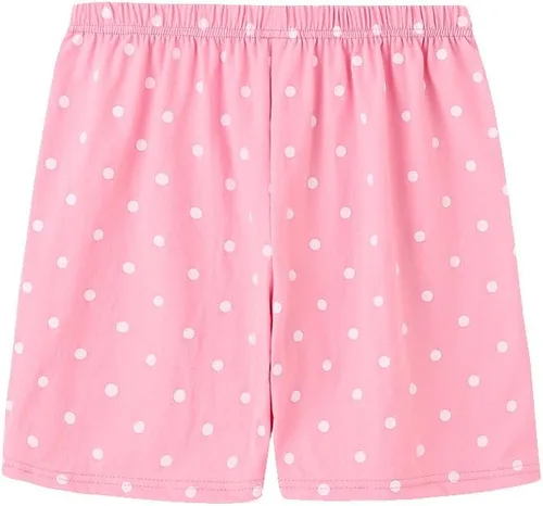 Miniatura 5 de MyFav Pijama para niñas jóvenes con bonito patrón de gato, pantalones cortos cómodos de algodón para dormir