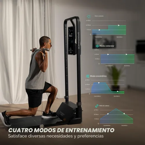 Miniatura 6 de Speediance Gym Monster Smart Home Gym, máquina de entrenamiento de fuerza multifuncional, estación de entrenamiento de jaula de potencia Smith