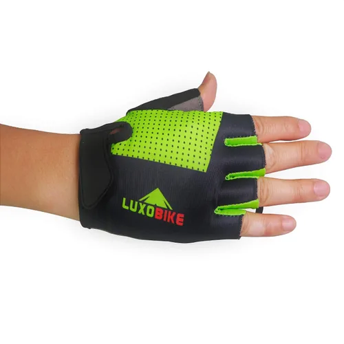 Miniatura 7 de LuxoBike - Guantes de ciclismo, guantes de bicicleta de montaña, guantes de bicicleta Antideslizante, absorción de golpes, acolchado, transpirable