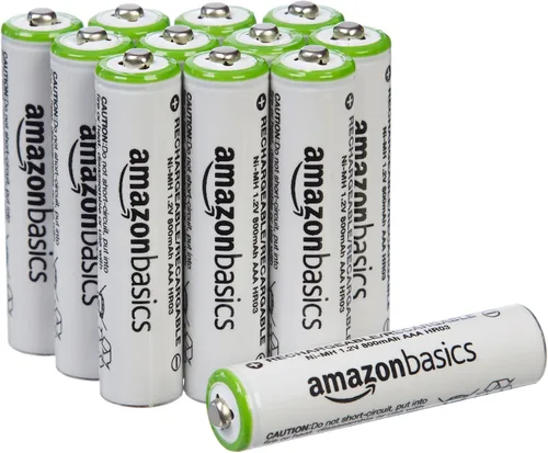 Miniatura 2 de Amazon Basics Baterías recargables AA (paquete de 16) – El embalaje puede variar y las pilas recargables AAA (paquete de 12) – El embalaje puede