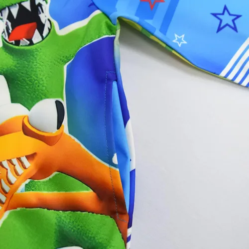 Miniatura 4 de Rainbow Friends - Sudadera con capucha de manga larga para niños chaqueta gráfica con cremallera sudadera azul fresca linda sudadera con capucha