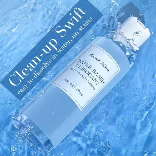 Miniatura 6 de Secret Lover Lubricante personal a base de agua, lubricante portátil suave y sedoso de larga duración para mujeres, hombres y parejas, ingredientes