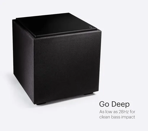 Miniatura 8 de Definitive Technology Descend DN10 Subwoofer de 10 pulgadas optimizado digitalmente para películas y música, nueva arquitectura 3XR, amplificador