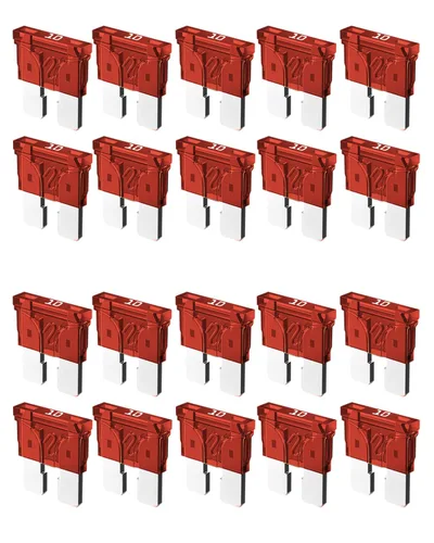 Miniatura 7 de Riseuvo 20 piezas Fusibles Estándar de 35A para Automóvil - Fusibles Automotrices de 35 AMP (ATO/APR/ATS), Fusible de Cuchilla de 32V (12/24V)
