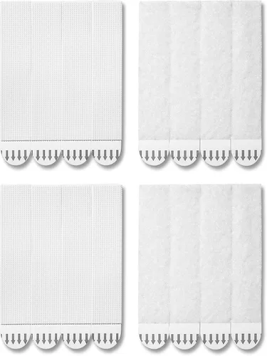Miniatura 13 de MOVELYST 180 pares (360 tiras) tiras grandes para colgar cuadros, resistentes, cinta de gancho y bucle extraíble, libre de daños, tiras adhesivas
