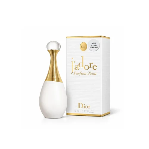 Dior J'Adore Parfum D'eau - Mini perfume para mujer, tamaño de viaje, Splash Dabber (SMALL) 0.2 fl oz / 0.17 oz