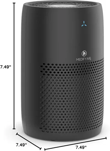 Miniatura 6 de Medify MA-22 - Purificador de aire con filtro HEPA H13 verdadero, cobertura de 555 pies cuadrados en 1 hora para alérgenos, humo, incendios