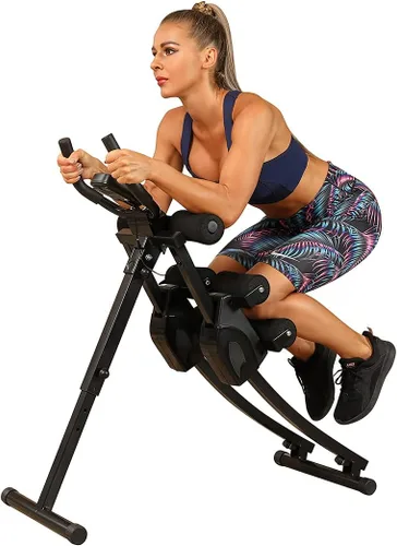 Miniatura 2 de Ab Machine Equipo de ejercicio multifuncional para gimnasio en casa, equipo de entrenamiento de abdominales ajustable en altura
