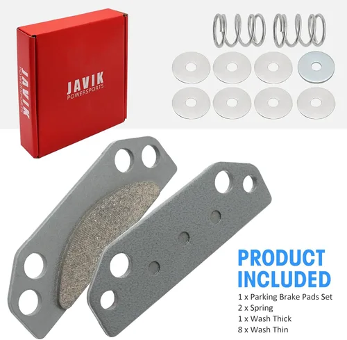 Miniatura 7 de Juego de pastillas de freno de estacionamiento de cerámica para Polaris Ranger 500 700 800 900 Diesel EV OEM # 2203148 2203147