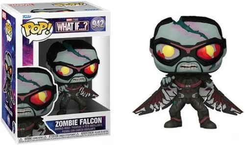 Miniatura 7 de POP Marvel: What If Zombie Falcon Funko POP Figura de vinilo (con funda protectora compatible con POP Box), multicolor, 3.75 pulgadas