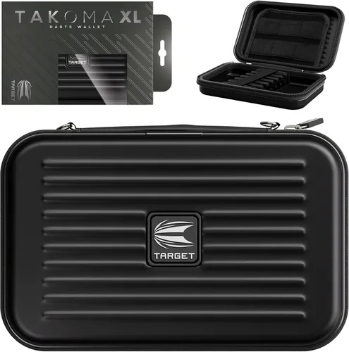 Miniatura 12 de Target Darts Takoma - Funda tipo cartera XL para dardos, verde con capacidad para 6 dardos, soporte protector de EVA con bolsas de doble cierre