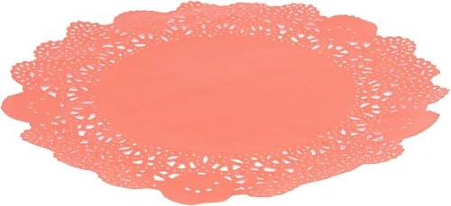 Miniatura 45 de Restaurantware Pastry Tek Blondas de Encaje de 4 x 4 Pulgadas 100 Vajilla Decorativa - Blondas de Mesa Desechables Redondas de Papel Negro