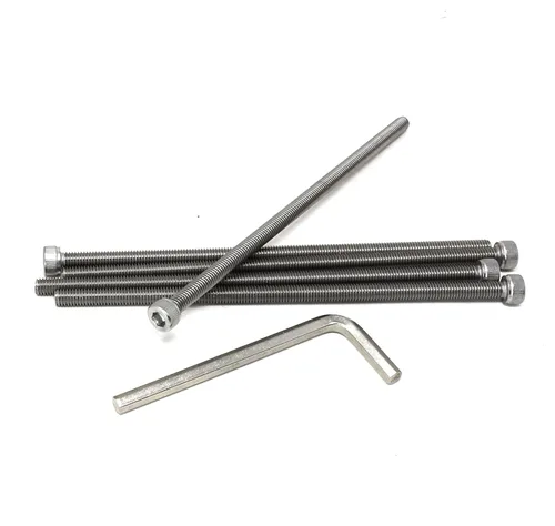 Miniatura 14 de iexcell 25 piezas M4 x 60/65/70/75/3.150 in paso de rosca 0.028 in acero inoxidable 304 cabeza hexagonal Tornillos Tornillos surtido Kit