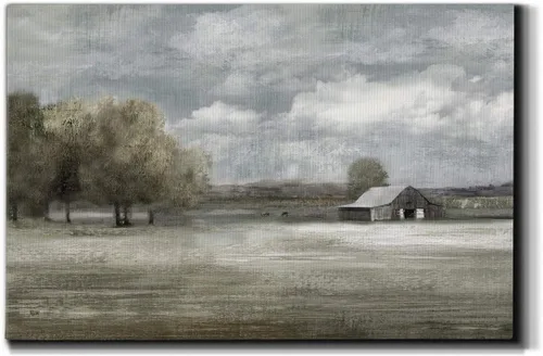 Miniatura 12 de Lienzo de arte de pared de paisaje abstracto con flores y bosque moderno, cuadros de arte para decoración de sala de estar, cocina, baño, oficina