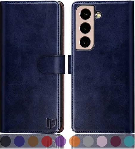 Miniatura 8 de SUANPOT Funda de piel tipo cartera para Samsung Galaxy S22+/S22 Plus 5G con bloqueo RFID, tarjetero para tarjetas de crédito, funda para teléfono
