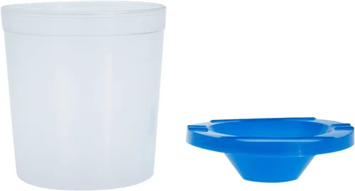 Miniatura 7 de Juvale Paquete de 12 vasos de pintura antiderrames con tapas para niños, suministros de arte y manualidades para aulas (4 colores, 3 x 3 pulgadas)