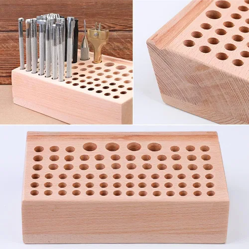 Miniatura 7 de Soporte de herramientas de cuero para manualidades de 76 estilos, organizador de herramientas de cuero, soporte de herramientas de cuero, caja