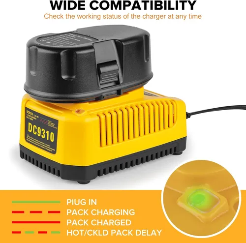 Miniatura 7 de DONGPUCUN Paquete de 2 baterías y cargador de 18 V 5.0 Ah para batería Dewalt 18V XRP DC9096 DC9099 DW9098 con cargador de batería DC9310 de 18