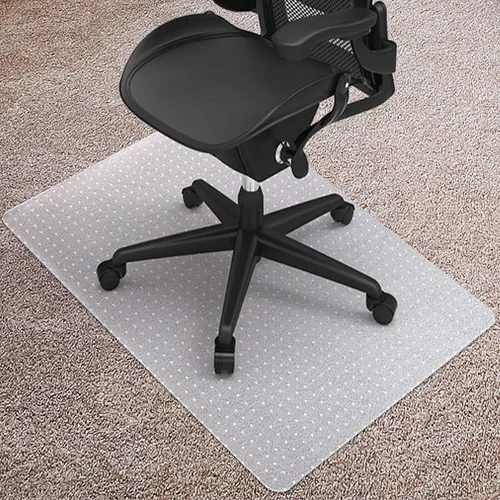 Miniatura 12 de Kuyal Tapete para Silla de Escritorio para Alfombra, 30'' x 48'' Rectángulo Tapetes Transparentes para Sillas Bueno para Escritorios, Oficina