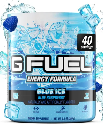 Miniatura 7 de G Fuel Hype Sauce 2.0 - Bebida energética en polvo, mezcla de cafeína preentrenamiento para juegos, amino de enfoque sin azúcar, vitamina +