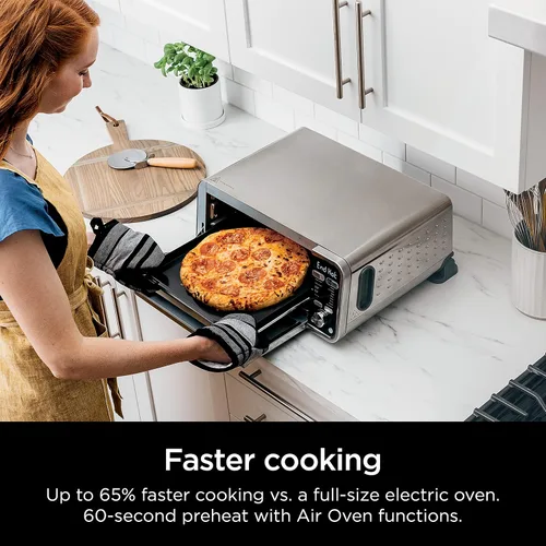 Miniatura 5 de Horno de encimera Ninja SP301 Dual Heat Air Fry de 13 en 1 con altura extendida, capacidad XL, función de volteo hacia arriba y hacia afuera