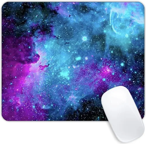 Tapete para ratón Galaxy Nebula Universo Espacio, tapete para mouse personalizado, base de goma antideslizante, tapetes de mouse para computadoras