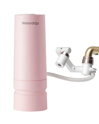 Waterdrop BFC3-Lite – Filtro de agua para lavado facial, filtro para lavabo de baño para piel, reduce 99% de cloro, limpieza profunda a nanoescala,