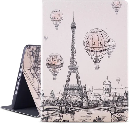 Miniatura 22 de Vimorco Funda para iPad 5ª/6ª Generación de 9.7 pulgadas 2017/2018, para iPad Air 1/2 Funda 2013/2014, Funda de Soporte Ajustable Delgada, Mandala