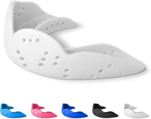Miniatura 9 de SISU Aero - Protectores bucales 0.06 pulgadas, ajuste a la medida, protector bucal deportivo, para jóvenes y adultos, S